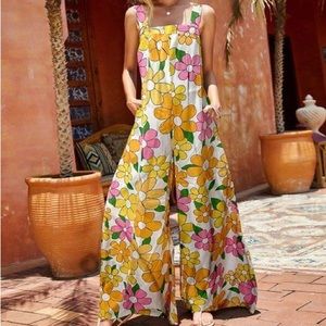 Coeur de Vague Floral Jumpsuit